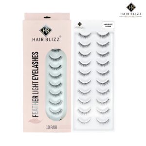 10 pair eyelashes sugar