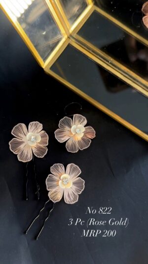 flower hair accessory set of 3