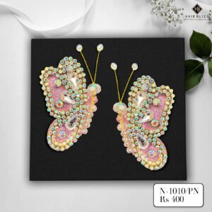 hair butterfly gold