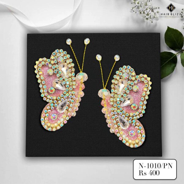 hair butterfly gold